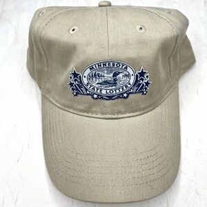 Vintage Minnesota State Lottery Hat American Image Loon Embroidered Wildlife Cap